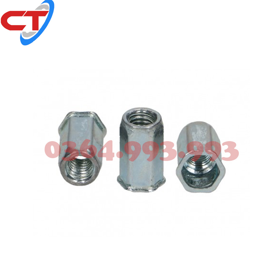 Đai Ốc Rút Lục Giác M8. Tán Rút Lục Giác M8. Giá Tốt