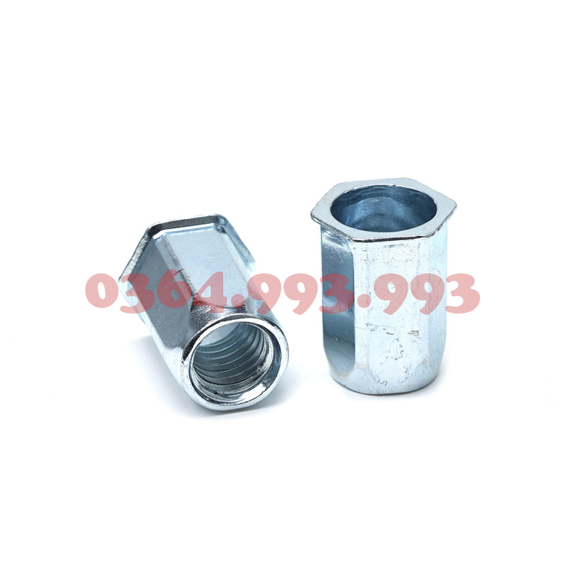 Ốc Tán Rút Lục Giác M6. Ecu Rút Lục Giác M6