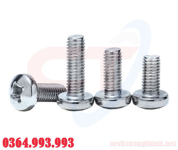 vít pake đầu tròn thân bulong