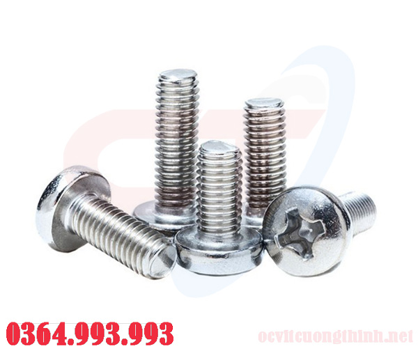 vít pake đầu tròn thân bulong