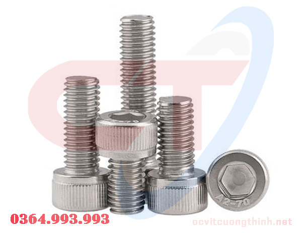 bulong lục giác chìm inox M6x60