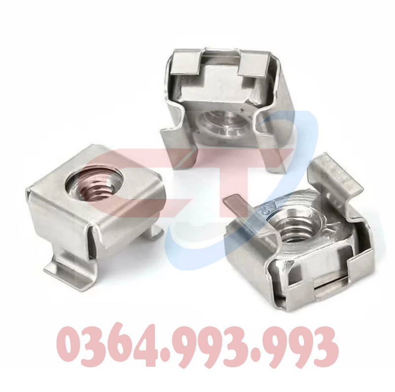 đai ốc cài, tán cài, ecu cài, ốc cài tủ rack, ốc rack