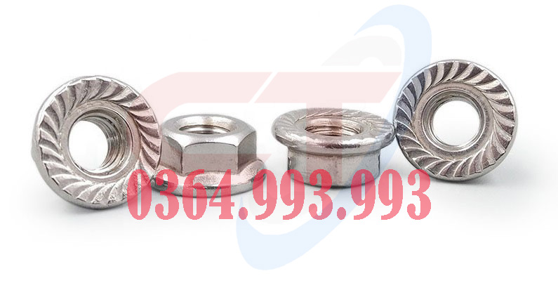 ecu liền long đen, ecu liền vành, đai ốc liền vành, đai ốc liền long đen