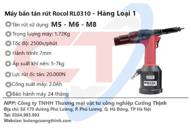 súng rút ốc tán, suunsg bắn tán rút, súng rút ecu rút