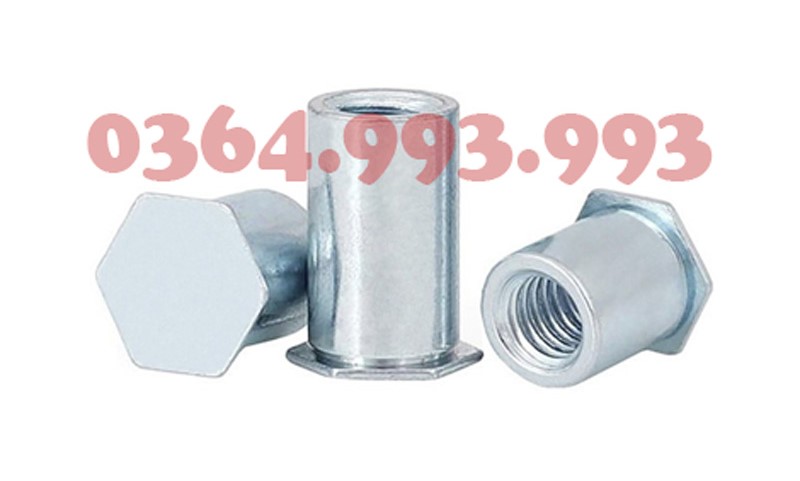 tán trụ ren trong, trụ tán ren trong, đinh tán blin, trụ tán blin