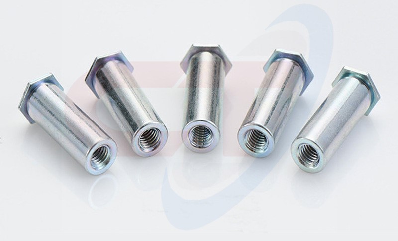 tán trụ ren trong, trụ tán ren trong, đinh tán blin, trụ tán blin