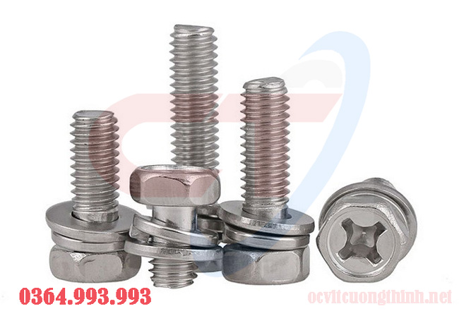 vít pake liền long đen, vít pake liền phẳng vênh